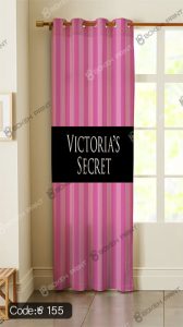 پرده چاپی پانچ طرح برند ویکتوریا سکرت کد 155
