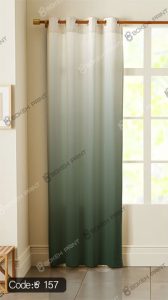 پرده چاپی پانچ طرح گردینت ساده کد 157