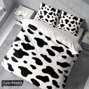 روتختی طرح سیاه و سفید پوست گاو کد 5023