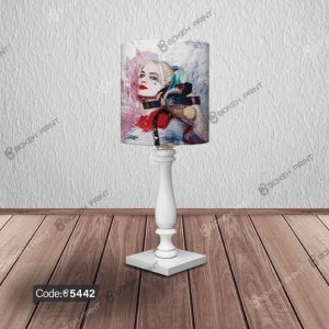 آباژور رومیزی چاپی طرح جوکر کد 5442