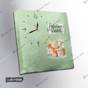 ساعت چاپی طرح خرگوش کد 5516