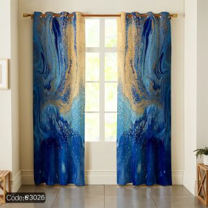 پرده پانچ طرح سنگ کد 3026