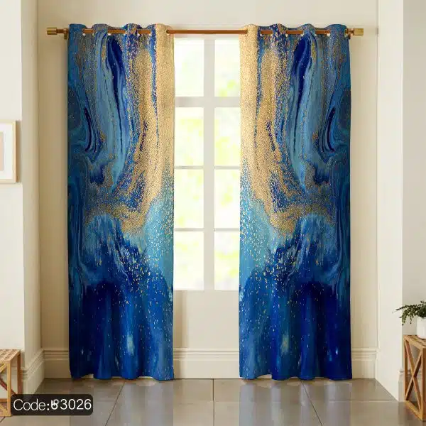 پرده پانچ طرح سنگ کد 3026