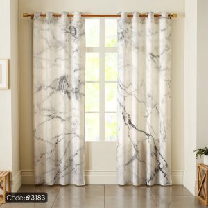 پرده طرح سنگ کد 3183