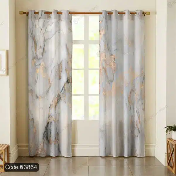 پرده پانچ طرح سنگ کد 3864