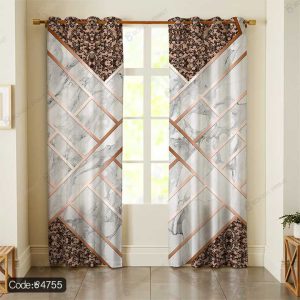 پرده پانچ طرح ماربل کد 4755