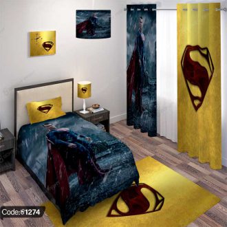 ست اتاق خواب طرح سوپرمن | SuperMan کد 1274