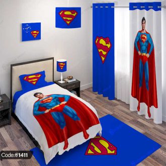 ست اتاق خواب طرح سوپرمن کد 1411