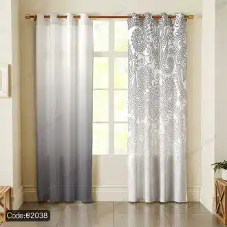 پرده اسلیمی بته جقه طوسی کد 2038