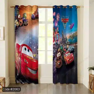 پرده طرح مک کویین کد 2063