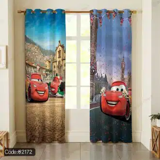 پرده طرح مک کویین کد 2172