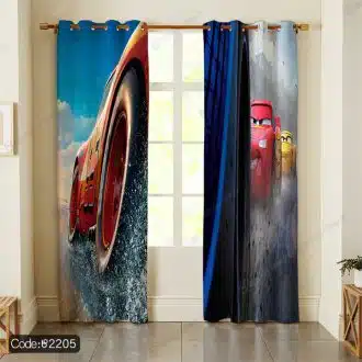 پرده طرح مک کویین کد 2205