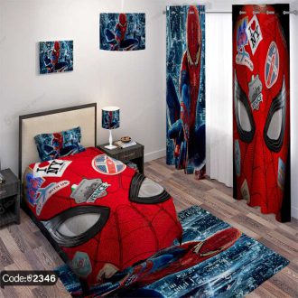 ست اتاق خواب طرح مرد عنکبوتی کد 2346