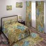 ست اتاق خواب طرح داماس و تذهیب کد 2367