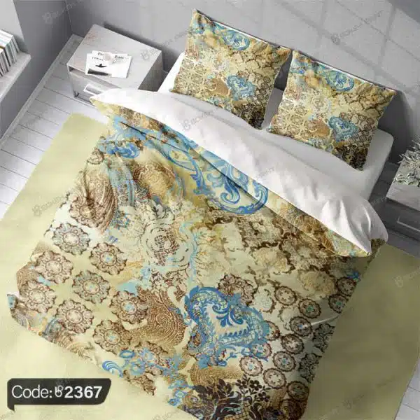 روتختی طرح داماس و تذهیب کد 2367