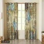 پرده طرح داماس و تذهیب کد 2367