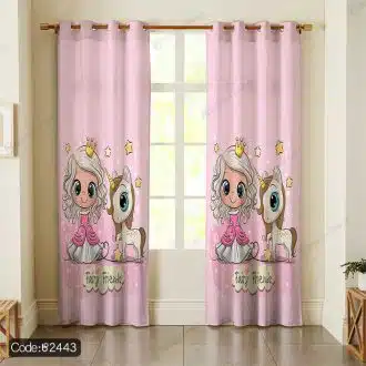 پرده پرنسس و اسب تک شاخ کد 2443