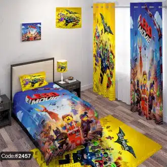 ست اتاق خواب طرح لگو بتمن کد 2457
