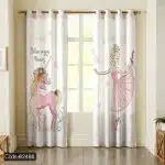 پرده دختر و اسب شاخ دار کد 2486