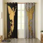 پرده پانچ طرح فرشته طلایی کد 2611