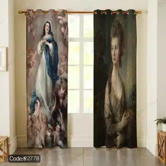 پرده پانچ طرح فرانسوی کد 2778