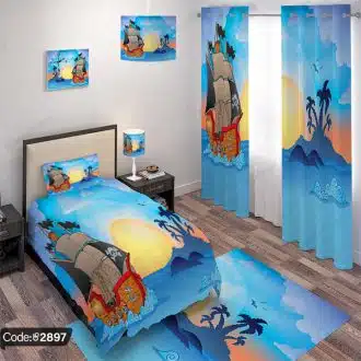 ست اتاق خواب طرح کشتی کد 2897