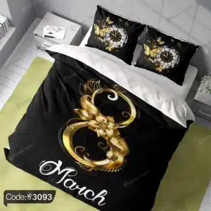 روتختی طرح ساعت و پروانه کد 3093