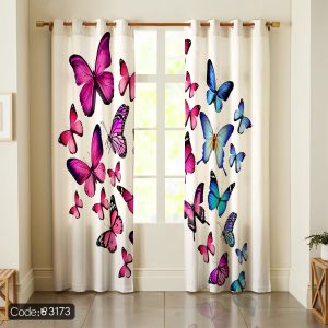 پرده پانچ طرح پروانه کد 3173