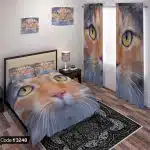 ست اتاق خواب طرح گربه کد 3248