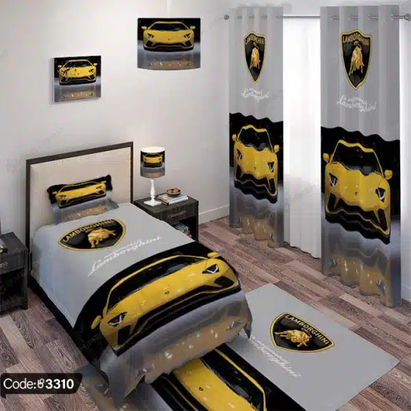 ست اتاق خواب طرح ماشین لامبورگینی کد 3310