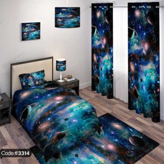 ست اتاق خواب طرح کهکشان کد 3314