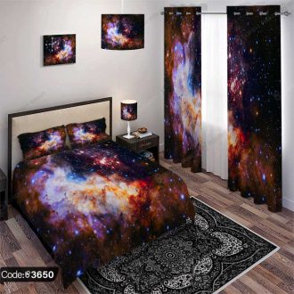 ست اتاق خواب طرح کهکشانی کد 3650