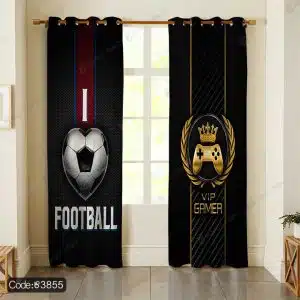 پرده طرح گیم و فوتبال کد 3855