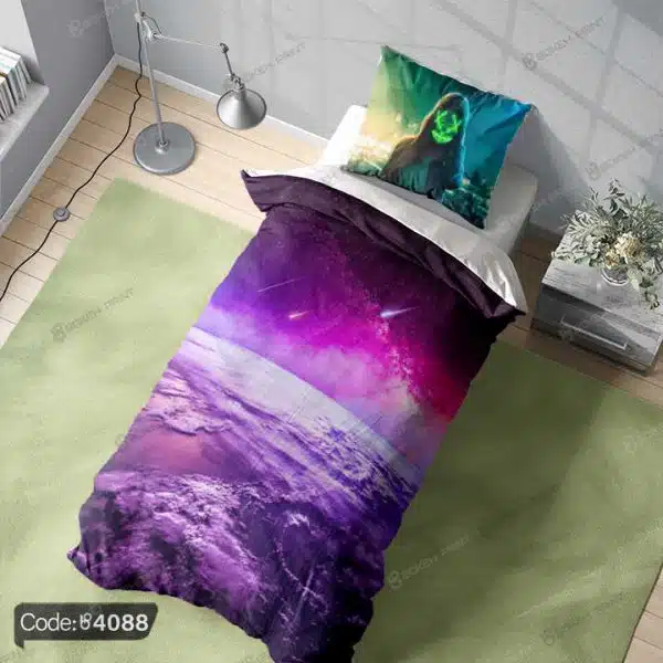 روتختی طرح کهکشان و دختر ماسک دار نئون کد 4088