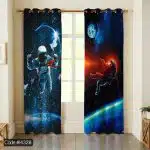 پرده طرح فضانورد کد 4328