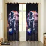 پرده طرح فضانورد کد 4530