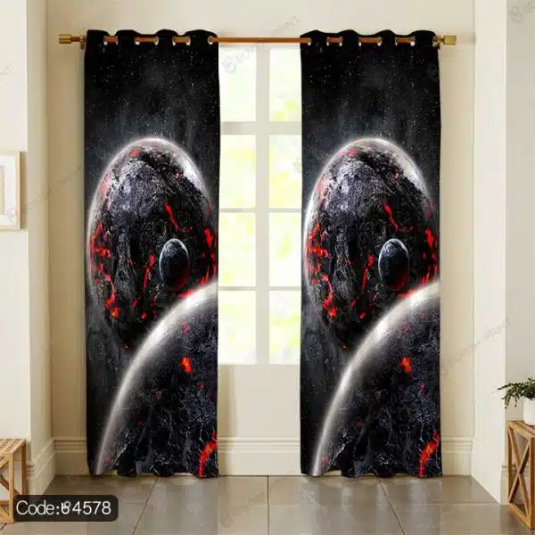 پرده کهکشانی و سیاره کد 4578