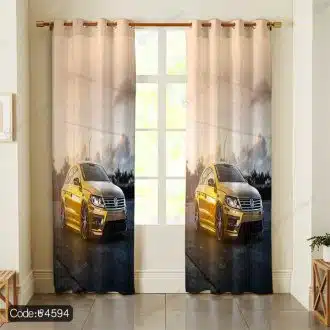 پرده طرح ماشین کد 4594