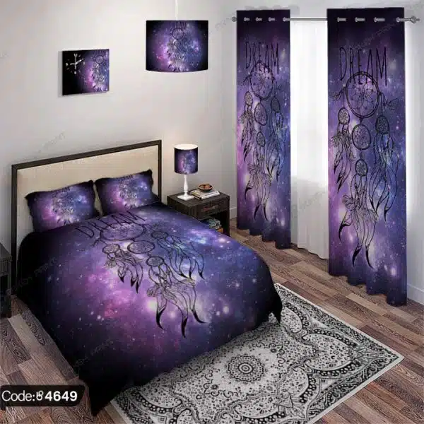 ست اتاق خواب طرح کهکشانی دریم کچر کد 4649