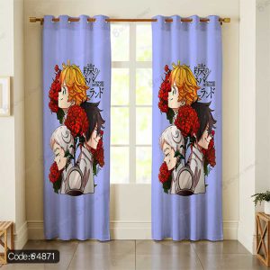 پرده طرح انیمه ناکجا آباد موعود | Promise Neverland کد 4871