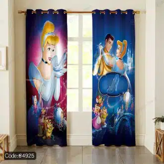 پرده طرح سیندرلا کد 4925