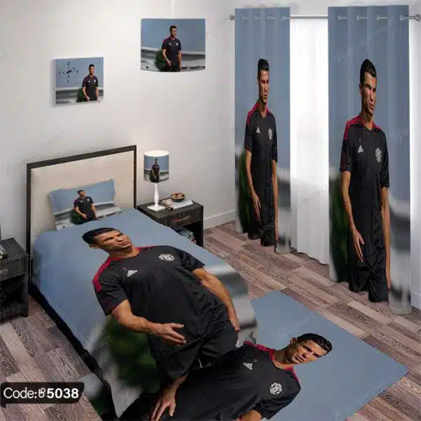 ست اتاق خواب طرح رونالدو کد 5038