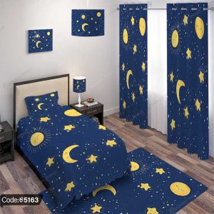 ست اتاق خواب طرح ماه و ستاره کد 5163