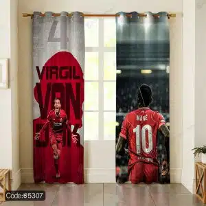 پرده طرح لیورپول کد 5307