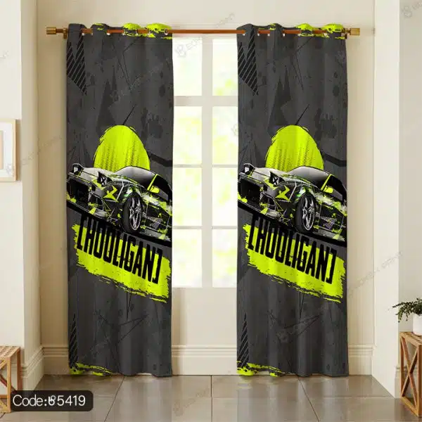 پرده طرح ماشین اسپرت کد 5419