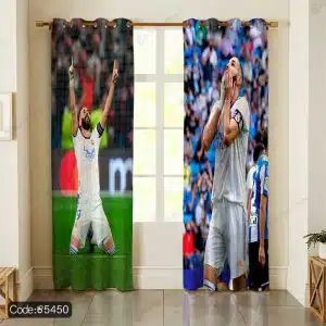 پرده طرح کریم بنزما کد 5450