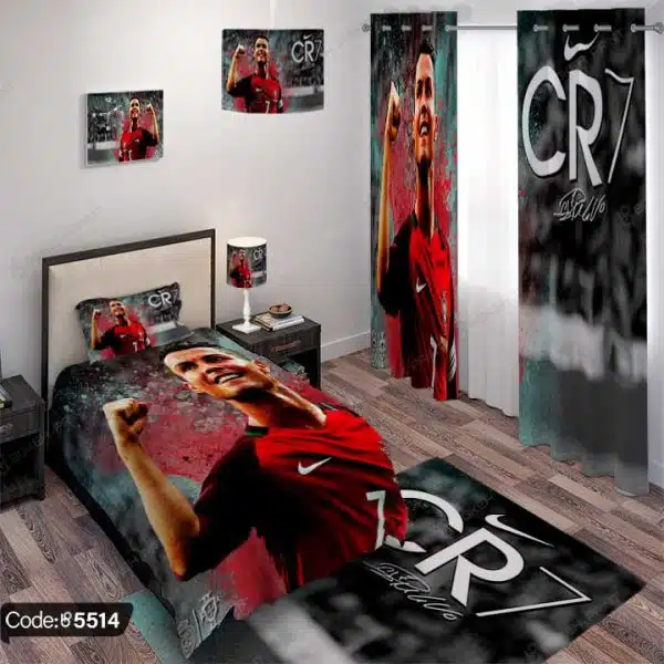 ست اتاق خواب طرح رونالدو کد 5514