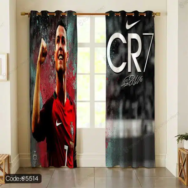 پرده پانچ طرح رونالدو کد 5514