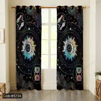 پرده طرح کهکشان کد 5734