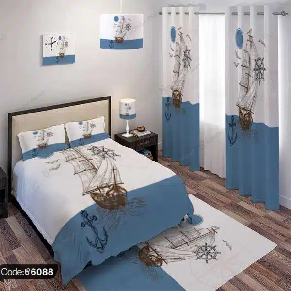 ست اتاق خواب طرح کشتی کد 6088